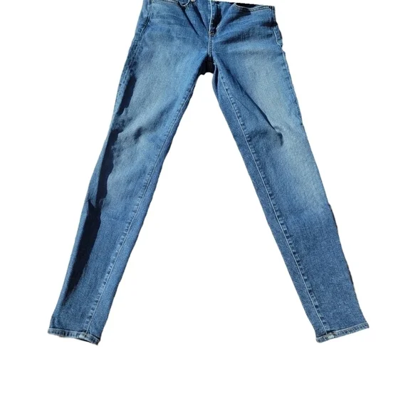 Denim X Alexander Wang Whip Skinny Jeans in Medium Indigo - Picture 4 of 11